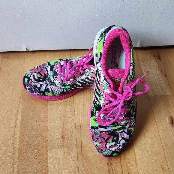 ASICS Size US 10, T6K8N FuzeGEL Women's Multicolor Running Athletic Shoe - Picture 3 of 8